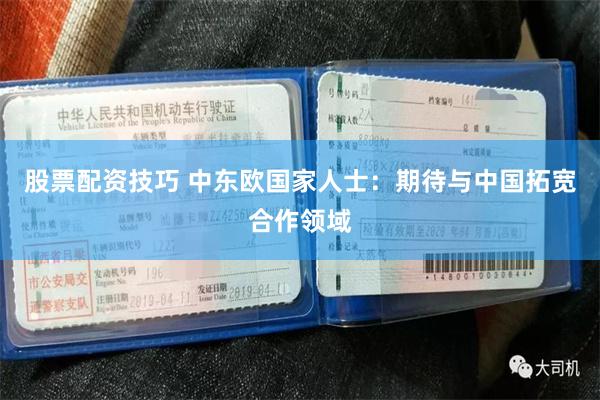 股票配资技巧 中东欧国家人士：期待与中国拓宽合作领域