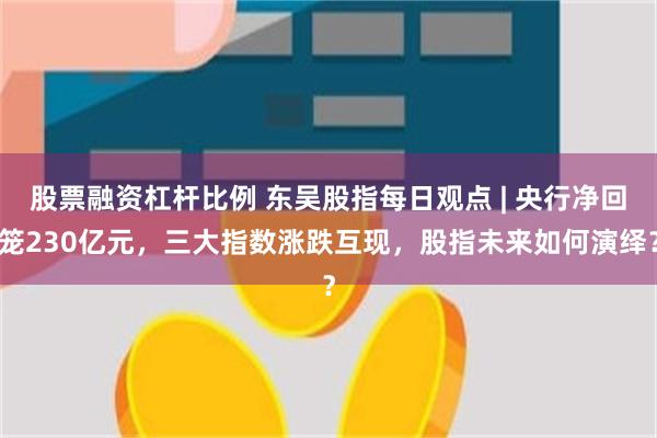 股票融资杠杆比例 东吴股指每日观点 | 央行净回笼230亿元，三大指数涨跌互现，股指未来如何演绎？