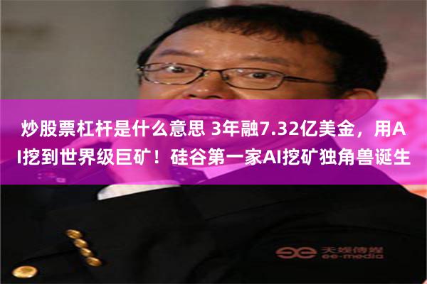 炒股票杠杆是什么意思 3年融7.32亿美金，用AI挖到世界级巨矿！硅谷第一家AI挖矿独角兽诞生